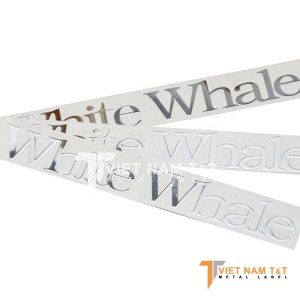 Mẫu tem nhôm siêu mỏng cho White Whale