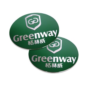 Tem nhôm logo Greenway