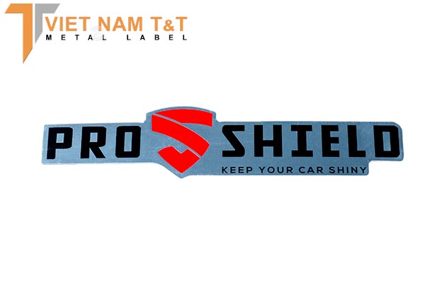 Tem inox logo thương hiệu Pro Shield
